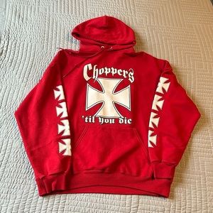 J&P Cycles Red Hoodie XL